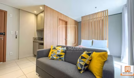 Apartamento (kitnete) 1 dormitórios/suite, cozinha planejada, portaria 24 horas, elevador, em condomínio fechado