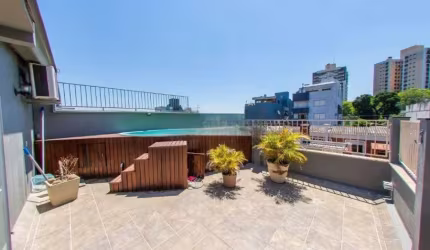 COBERTURA 2 DORMITÓRIOS, 2 VAGAS, HIGIENÓPOLIS PORTO ALEGRE&lt;BR&gt;&lt;BR&gt;Ótima cobertura, ao lado do Zaffari Higienópolis, no bairro Higienópolis em Porto Alegre, ensolarada, semi-mobiliada, dor