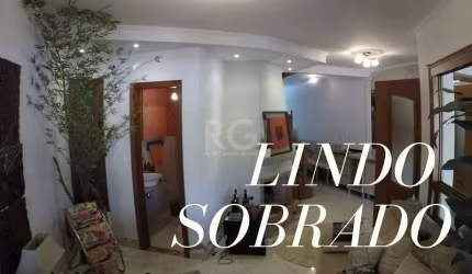 Sobrado 3 dormitórios suite principal living amplo ensolarado &lt;BR&gt;lareira cozinha espaço gourmet churrasqueira sotão salão festas&lt;BR&gt;garagem coberta 2 carros  &lt;BR&gt;Proximo  a todos re