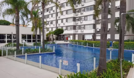 Apartamento com dois dormitórios, sendo um deles suíte, living, cozinha integrada, banheiro social, área de serviço e vaga de garagem.&lt;BR&gt;&lt;BR&gt;Condomínio com ótima estrutura de convivência,