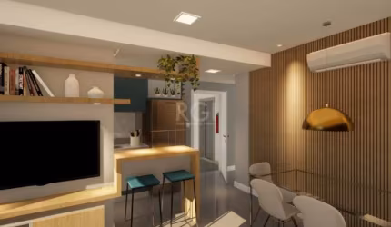 Apartamento  com 2 dormitórios, suíte, área de serviço, cozinha  e 2  banheiros. Esta muito bem localizado, próximo ao transporte coletivo, escolas, mercados, bancos e demais comércio. Os apartamentos