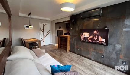 Apartamento Garden, mobiliado e decorado em frente ao Viva Open Mall.  &lt;BR&gt;&lt;BR&gt;2 dormitórios (sendo um suite), living para 2 ambientes, cozinha americana 100% equipada, churrasqueira, área