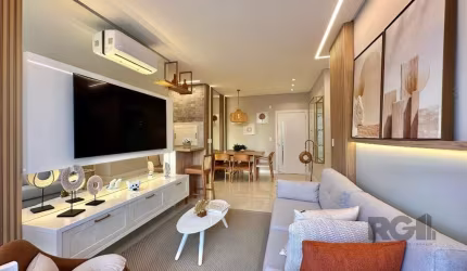 Lindo Apartamento Mobiliado e Decorado Próximo ao Mar &lt;BR&gt;&lt;BR&gt;Apresentamos este encantador apartamento de 2 dormitórios, sendo uma suíte, além de um banheiro social. A sala com dois ambien