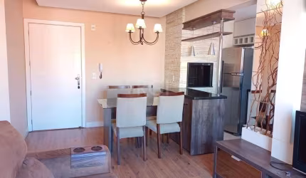 Belo apartamento no bairro Tristeza em Porto Alegre, semi-mobiliado, 2 dormitórios, sendo 1 suíte, 1 lavado, living 2 ambientes, cozinha americana com churrasqueira lavanderia. Prédio com toda infraes