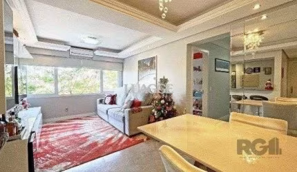 Apartamento de 2 dormitórios, 1 suíte e 1 vaga de garagem coberta e escriturada no bairro Floresta