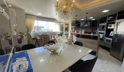 Apartamento mobiliado para locação com 2 dormitórios, sendo 1 suíte, e 2 vagas de garagem