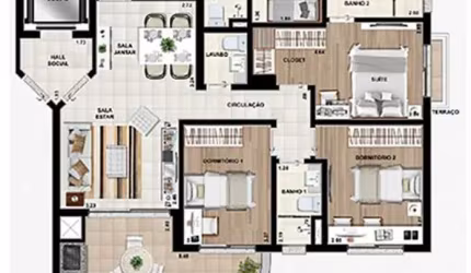 Apartamento com 3 quartos à venda na Rua Domingos Lopes da Silva, 877, Morumbi, São Paulo, 90 m2 por R$ 790.000