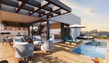 Cobertura duplex com 663,74m²,  4 suítes e 6 vagas à venda em São Paulo, Jardins