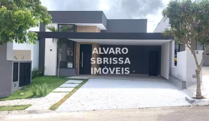Linda casa nova com designer moderno e arquitetura contemporânea à venda com 03 suítes no Condominio Mont Blanc em Itu SP