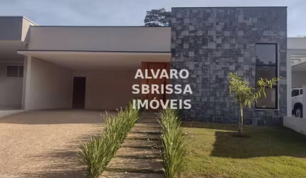 Casa térrea NOVA à venda com 3 suítes 360 m2 no Condomínio Vila dos Manacás próximo ao Plaza Shopping localização privilegiada!