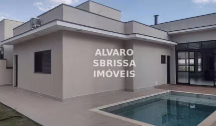 Casa térrea nova com 3 dormitórios 3 suítes em condomínio fechado à venda no Condomínio Villas do Golfe em Itu SP 260 m2