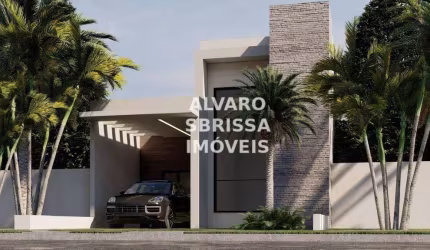 Casa com três dormitórios sendo 1 suíte 1 sala ampla 2 ambientes com pé direito alto no condomínio Village Moutonnè em Salto SP