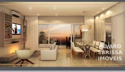 Apartamentos com 2 suítes ou 3 dormitórios com uma suíte. Medidas 95m2 ou 121m2 Garden