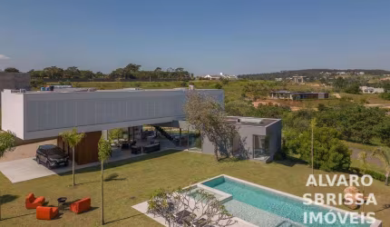 Casa mobiliada com piscina e 6 suítes no Condomínio Terras de São José II em Itu SP ac:796m2 at:3.878