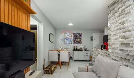 Belo Apartamento a venda no Condomínio terraço beach parque, com 55 MT com 2 quartos e 1 suite - Osasco