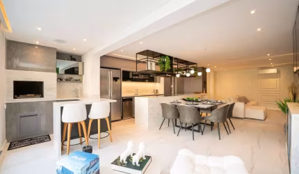 Apartamento mobiliado 3 dormitórios no Bigorrilho  - J.A. imóveis