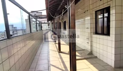 Venda ou Alugue Apartamento Cobertura Penthouse em Nova Mirim - Praia Grande por R$ 680.000 - 100m², 3 Dormitórios e 1 Suíte