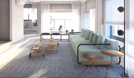 Apartamento para venda possui 192 metros quadrados com 3 quartos em Indianópolis - São Paulo - SP.