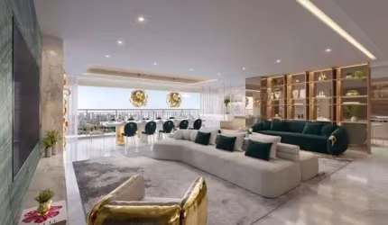 Apartamento alto padrão à venda no Condomíno Petra no Brooklin em São Paulo - SP