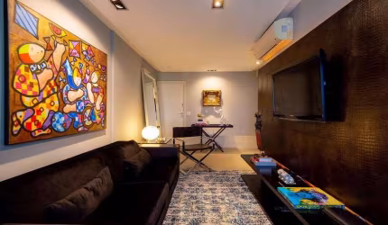 Apartamento mobiliado para venda no Condomínio Privilége no Cambuí em Campinas - SP.