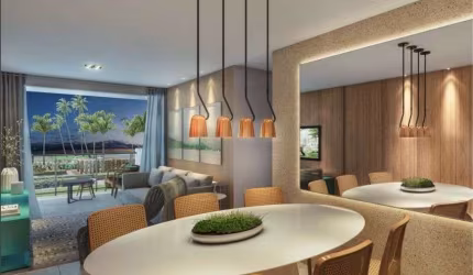Apartamento alto padrão à venda no Condomínio Ipioca Beach Life em Ipioca - Maceió - AL