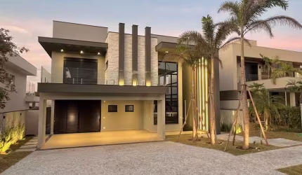 Casa alto padrão á venda no Condomínio Alphaville Dom Pedro I em Campinas - SP