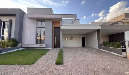 Casa térrea alto padrão à venda no Condomínio Royal Garden em Betel em Paulínia - SP