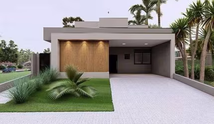 Casa á venda no Condomínio Residencial Santorini no bairro Parque Brasil 500, em Paulínia - SP