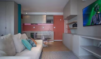 Apartamento mobiliado para venda no Condomínio Dot Home no Botafogo em Campinas - SP.