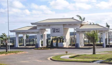 Terreno alto padrão à venda com 702 metros quadrados no Mont Blanc Residence em Campinas - SP.