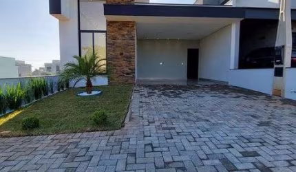 Ótima Casa Térrea Nova À Venda no Condomínio Terras da Estância - Paulínia - SP.