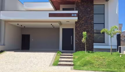 Casa à venda no Condomínio Residencial Santorini no bairro Parque Brasil 500 em Paulínia - SP.