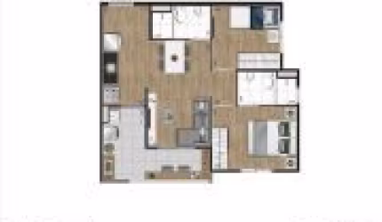 Apartamento à venda no Condomínio Gran Kazzas Nações Unidas no Santo Amaro em São Paulo - SP