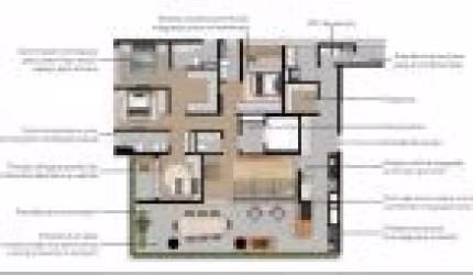 Apartamento alto padrão à venda no Condomínio Moma Moema em Moema em São Paulo - SP