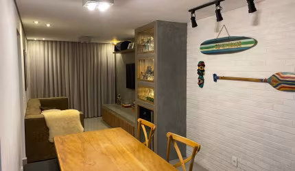APTO COM 2 DORMS SENDO 1 SUITE 1 VAGA DE GARAGEM