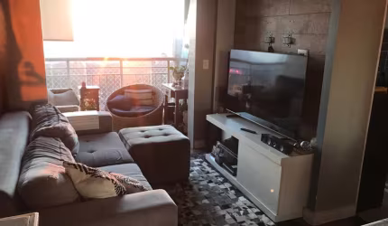 APTO COM 59 MTS, 2 DORMS SENDO 1 SUÍTE, 1 VAGA DE GARAGEM!