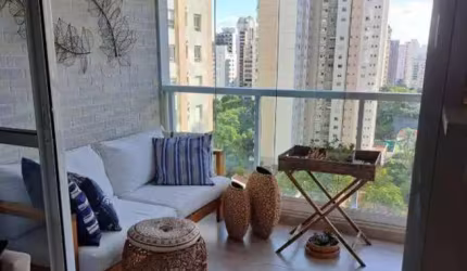 Apartamento a venda com 1 dormitório 52 metros no Campo Belo
