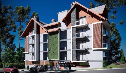 Apartamento 02 Dorm. à venda no Bairro Centro com 82 m² de área privativa - 1 vaga de garagem