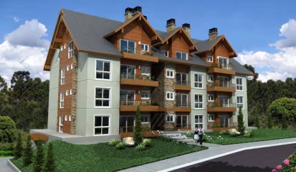 Apartamento 02 Dorm. à venda no Bairro Avenida Central com 77 m² de área privativa - 1 vaga de garagem
