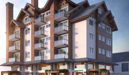 Apartamento 01 Dorm. à venda no Bairro Centro com 44 m² de área privativa - 1 vaga de garagem