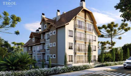Apartamento 02 Dorm. à venda no Bairro Tirol com 81 m² de área privativa - 1 vaga de garagem