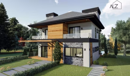 Casa 05 Dorm. à venda no Bairro Centro com 350 m² de área privativa - 2 vagas de garagem