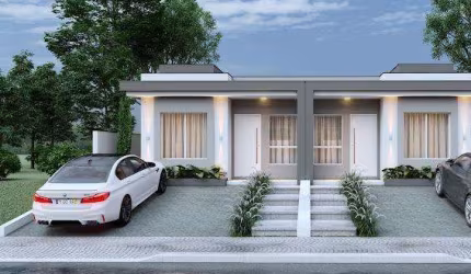 Casa 02 Dorm. à venda no Bairro Várzea Grande com 63 m² de área privativa - 1 vaga de garagem