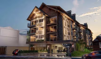 Apartamento 02 Dorm. à venda no Bairro Centro com 79 m² de área privativa - 1 vaga de garagem