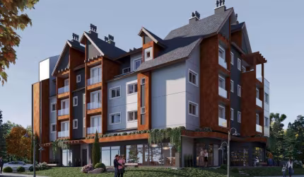 Apartamento 02 Dorm. à venda no Bairro Avenida Central com 79 m² de área privativa - 1 vaga de garagem