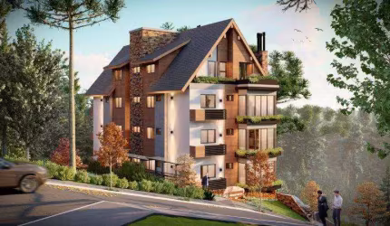 Apartamento 02 Dorm. à venda no Bairro Pórtico 2 com 78 m² de área privativa - 1 vaga de garagem