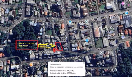 Terreno à venda no Bairro Floresta com 408 m² de área privativa