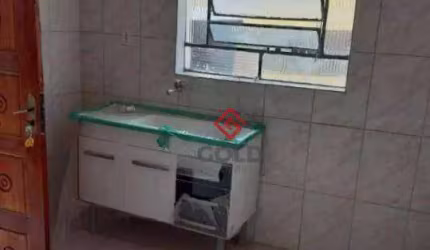 Casa com 1 dormitório para alugar, 40 m² por R$ 750,00/mês - Parque Miami - Santo André/SP
