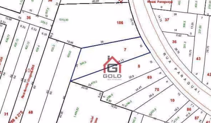 Terreno à venda, 500 m² por R$ 1.400.000,00 - Parque das Nações - Santo André/SP
