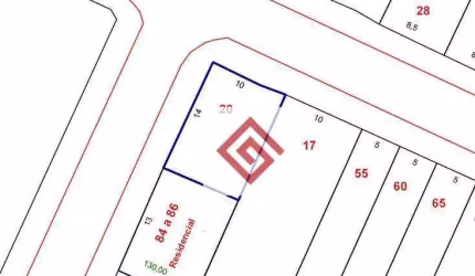 Terreno à venda, 140 m² por R$ 380.000,00 - Vila Francisco Matarazzo - Santo André/SP